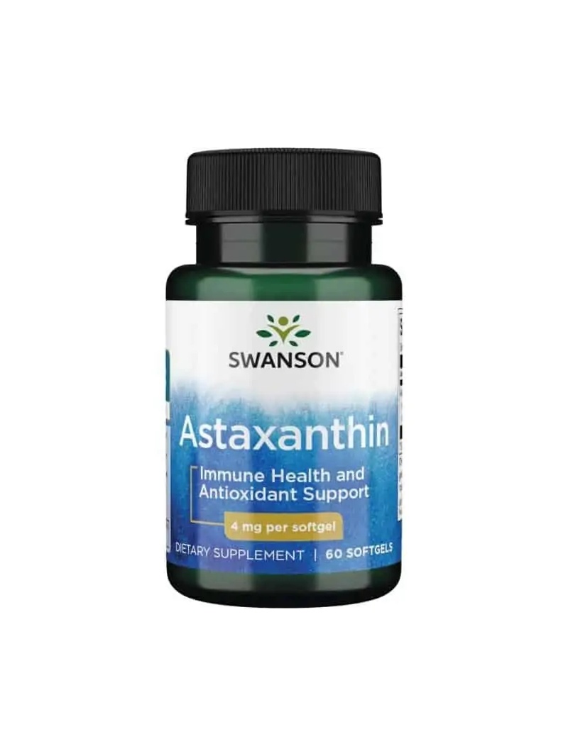 SWANSON Astaxantín (astaxantín, antioxidant) 60 mäkkých gélov