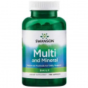 SWANSON Daily Multivitamín & Mineral 100 kapsúl