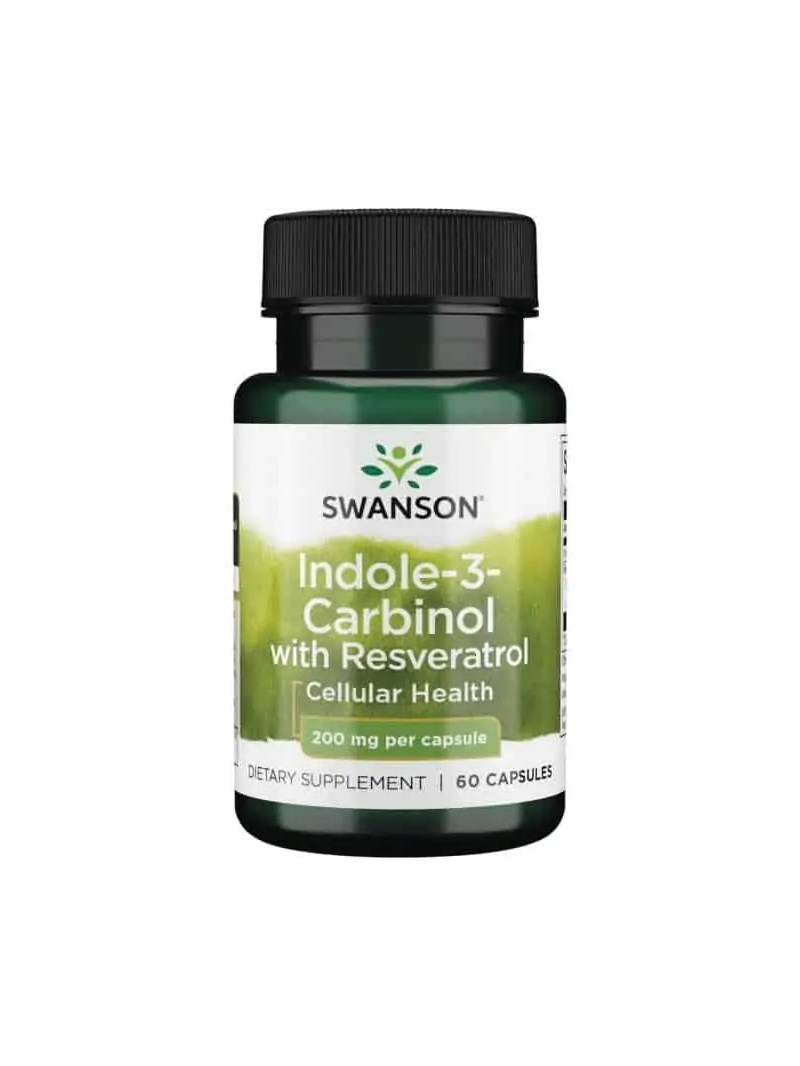 SWANSON Indol-3-karbinol s resveratrolom (antioxidácia) 60 kapsúl