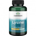 SWANSON L-Lysine 500 mg vo voľnej forme (ochrana proti prúdu) 100 kapsúl