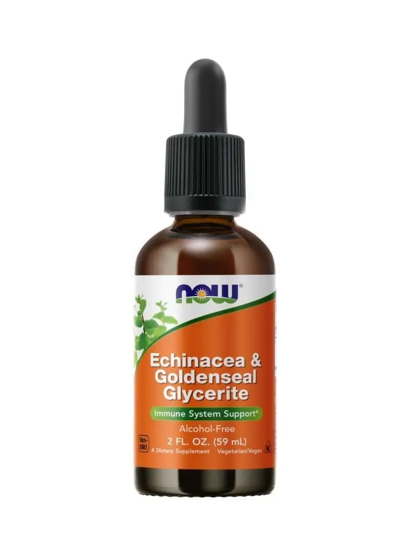 NOW FOODS Echinacea & Goldenseal Glycerite (podpora imunitného systému) 59 ml