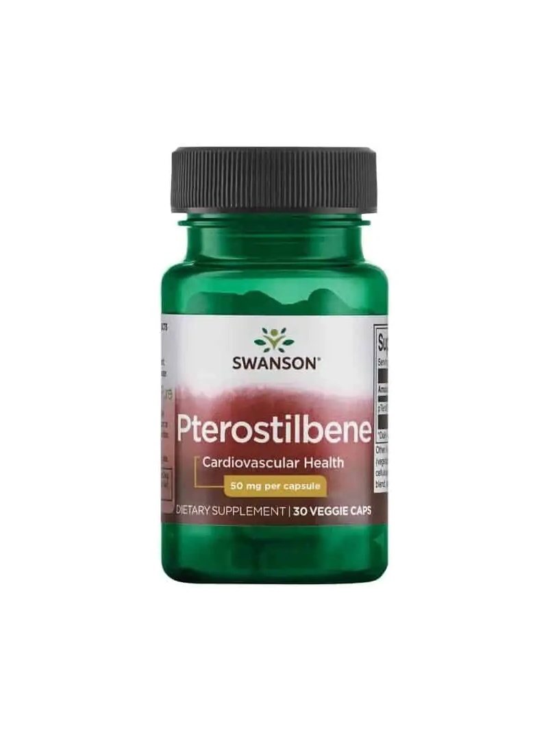 SWANSON Pterostilbene (antioxidant) 30 vegetariánskych kapsúl