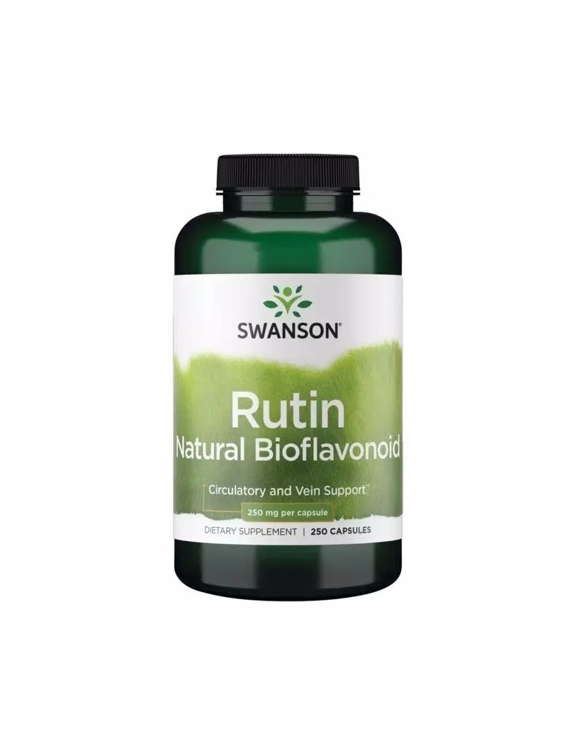 SWANSON Rutin (Rutín, zvyšuje biologickú dostupnosť vitamínu C) 250 kapsúl