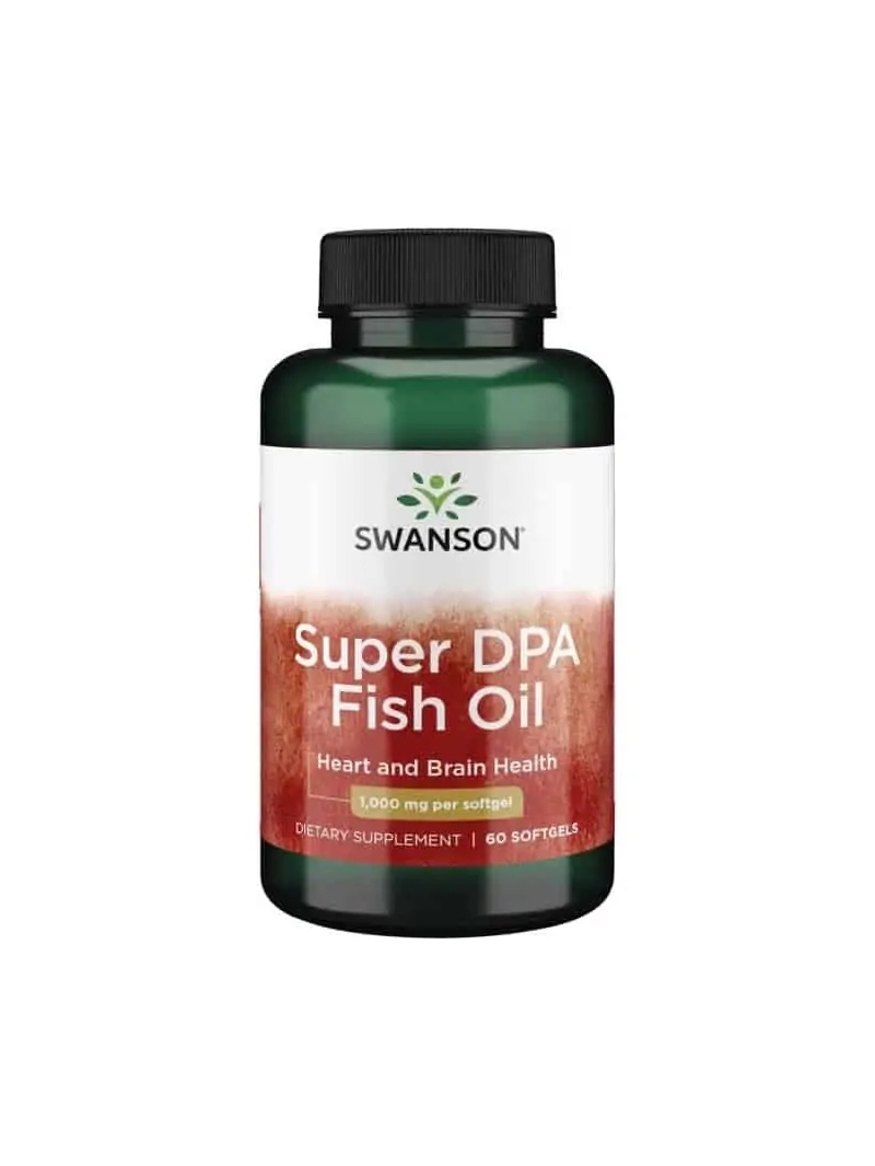 Rybí olej SWANSON Super DPA (Omega-3, EPA, DHA) 60 mäkkých gélov