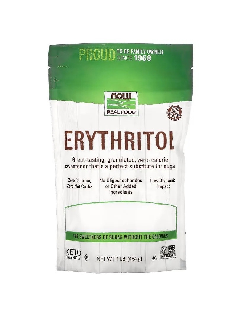 NOW FOODS Erythritol Pure (Erythritol) 454 g