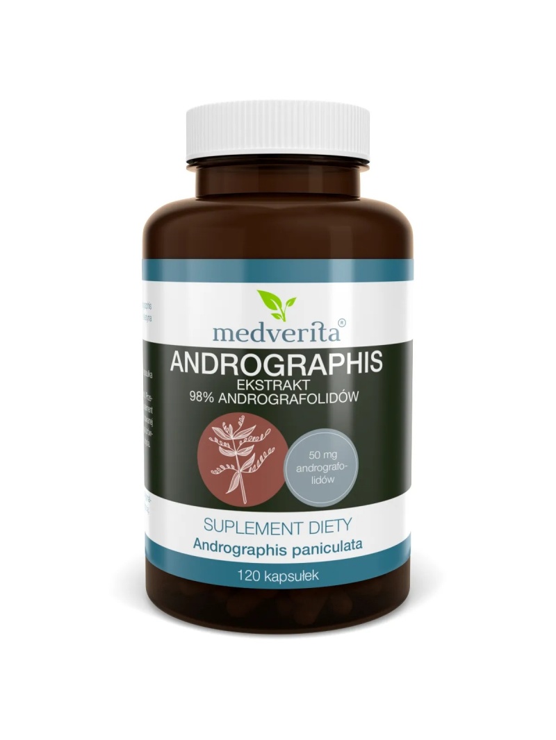 MEDVERITA Andrographis 98% extrakt z andrografolidu 120 kapsúl