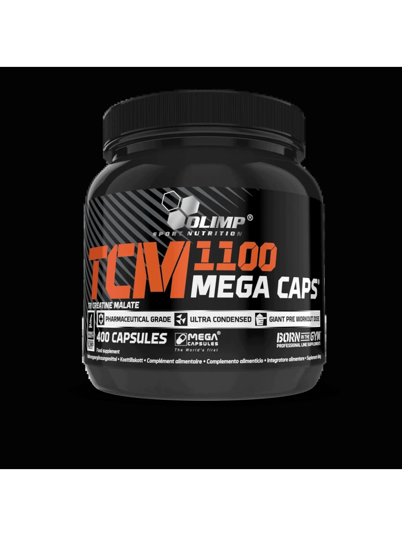 OLIMP TCM (TRI CREATINE MALATE) MEGA CAPS - CREATINE MALATE 400 kapsúl