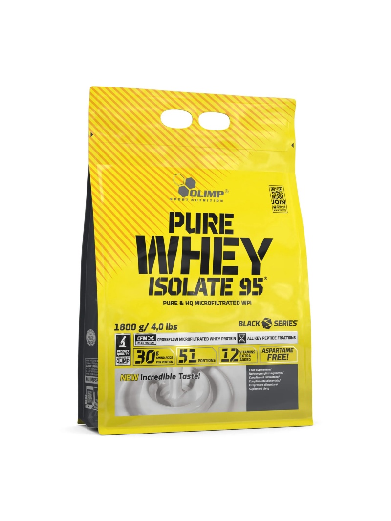 OLIMP PURE WHEY ISOLATE 95 (Proteínový izolát) 1800 g jahody