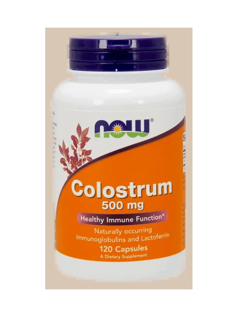 NOW FOODS Colostrum 500 mg (hovädzie kolostrum) – 120 vegetariánskych kapsúl