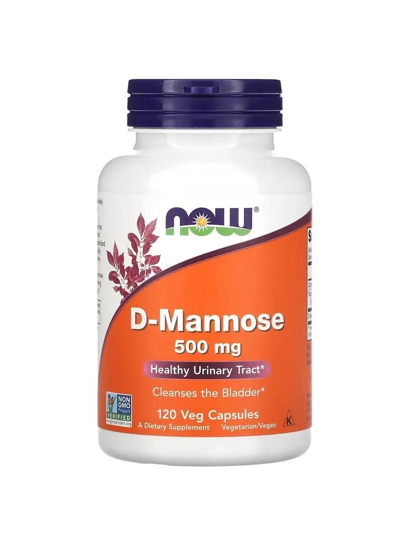 NOW FOODS D-Manóza 500 mg – 120 vegánskych kapsúl