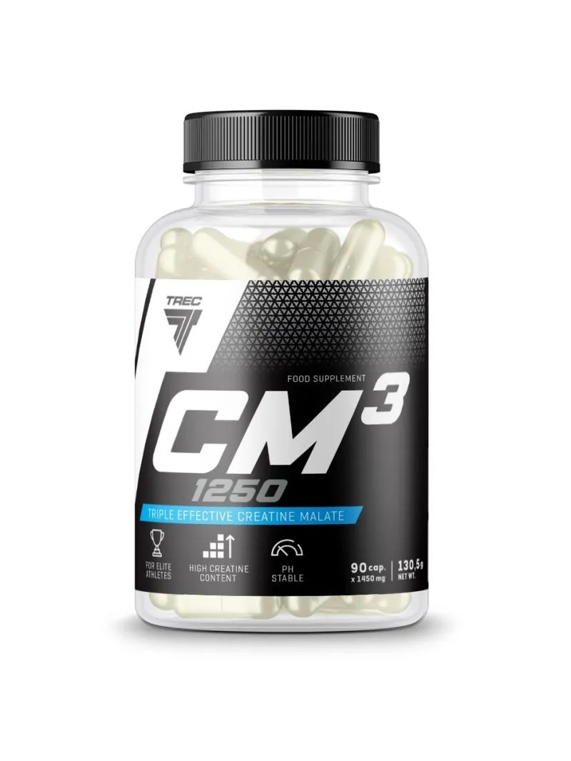 TREC CM3 1250 Tri Creatine Malate - 90 kapsúl