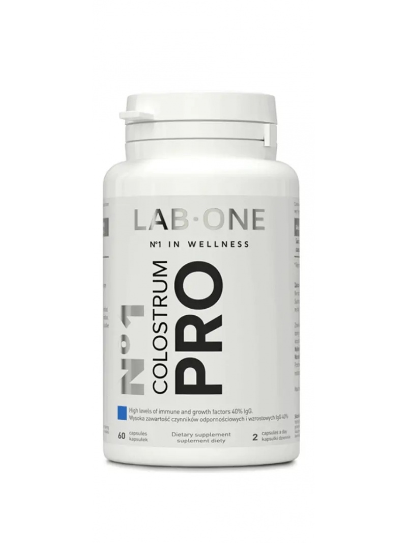 LAB ONE N°1 Colostrum PRO (Bovine Colostrum) – 60 kapsúl