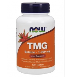 Now Foods TMG 1000 mg (podpora primeranej hladiny homocysteínu) – 100 vegánskych tabliet