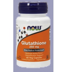 NOW FOODS Glutatión 250 mg - 60 vegánskych kapsúl