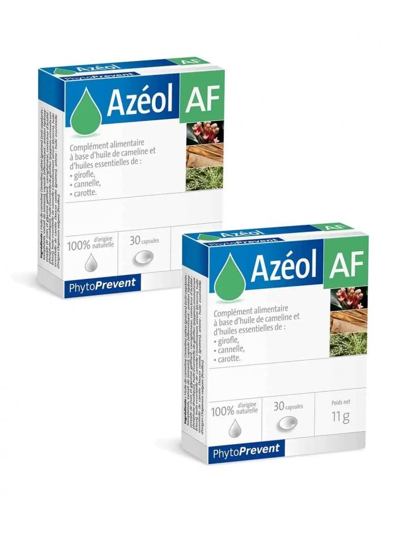 PiLeJe PhytoPrevent AZEOL AF (podpora imunitného systému proti boji proti plesňovým/kvasinkovým infekciám) 2 x 30 kapsúl