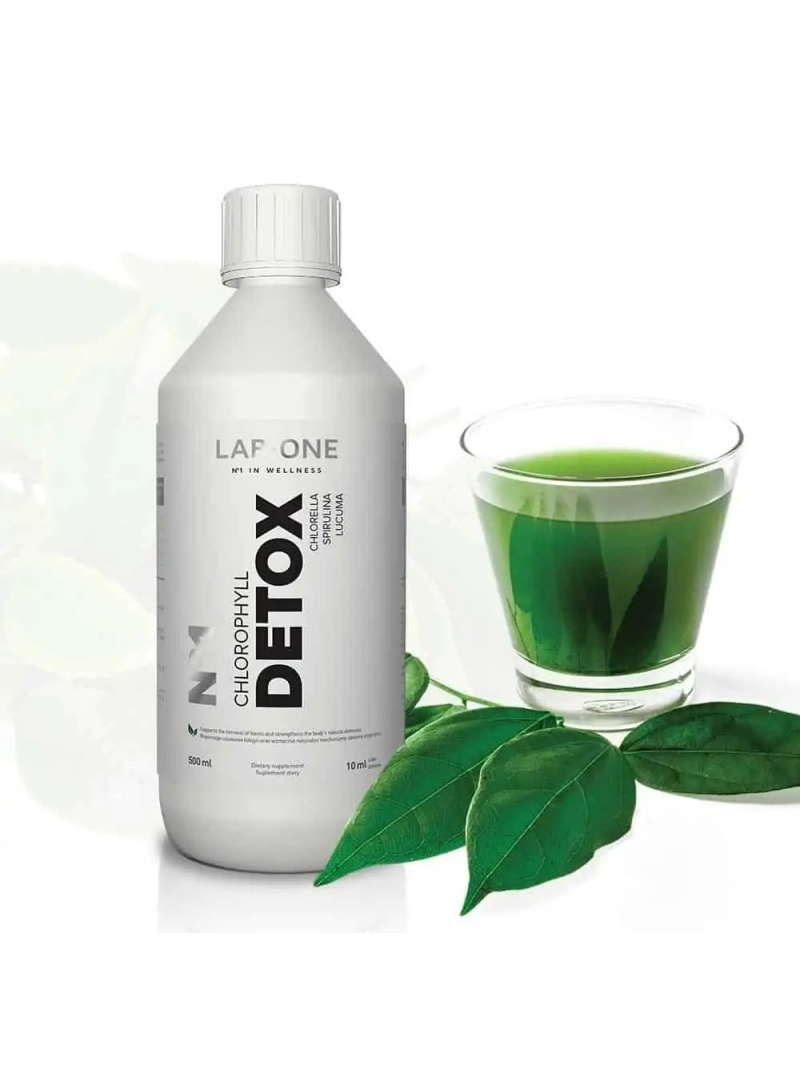 LAB ONE N°1 Chlorofyl DETOX (detoxikácia a okysličenie organizmu) 500ml