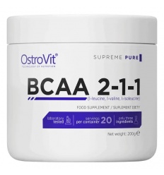 OstroVit Supreme Pure BCAA 2-1-1 (aminocyselíny) 200 g