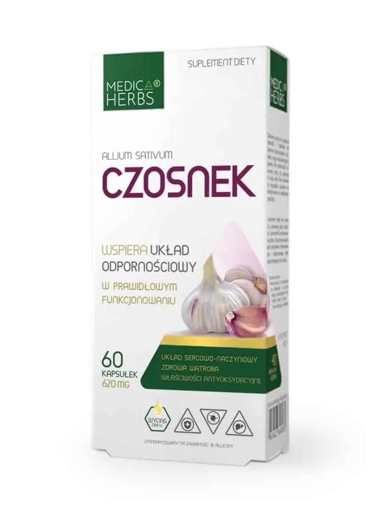 MEDICA BYLINKY Cesnak (Dýchací systém. Pečeň) 60 kapsúl