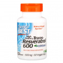 Doctor’s Best trans-Resveratrol 600 (Resveratrol) liek 60 vegetariánskych kapsúl