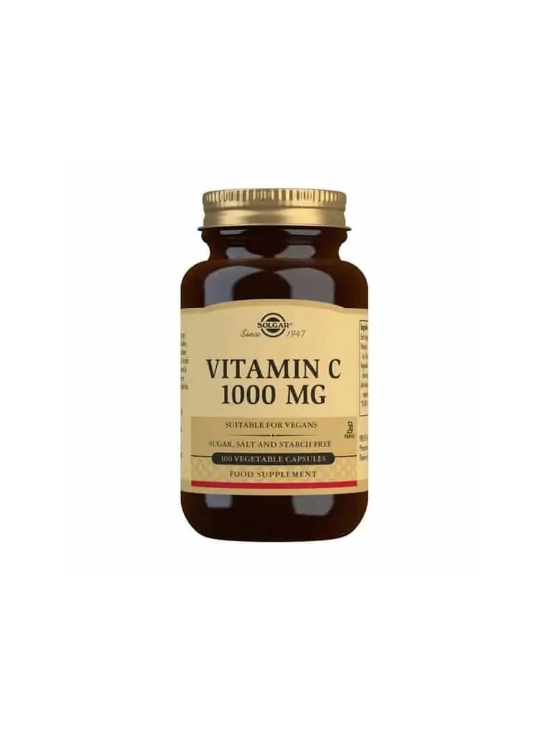 SOLGAR Vitamín C 1000 mg (vitamín C, imunitný) 100 vegetariánskych kapsúl