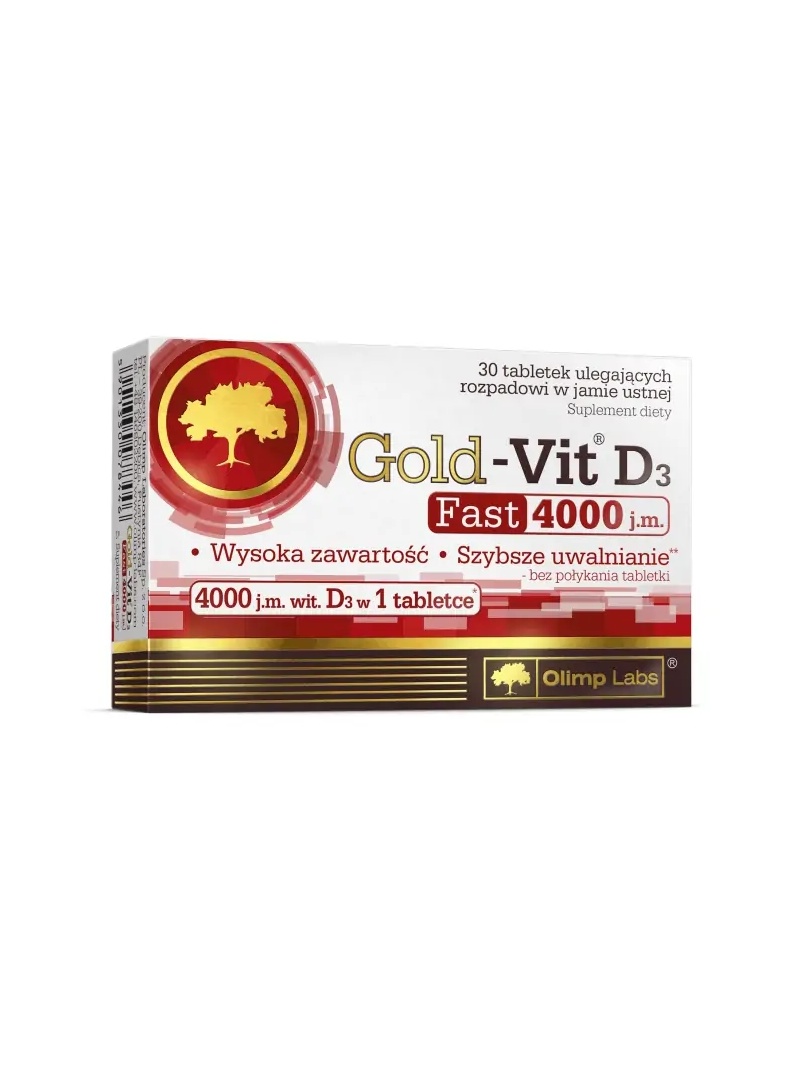 OLIMP Gold-Vit D3 FAST 4000 IU (vitamín D3) 30 tabliet