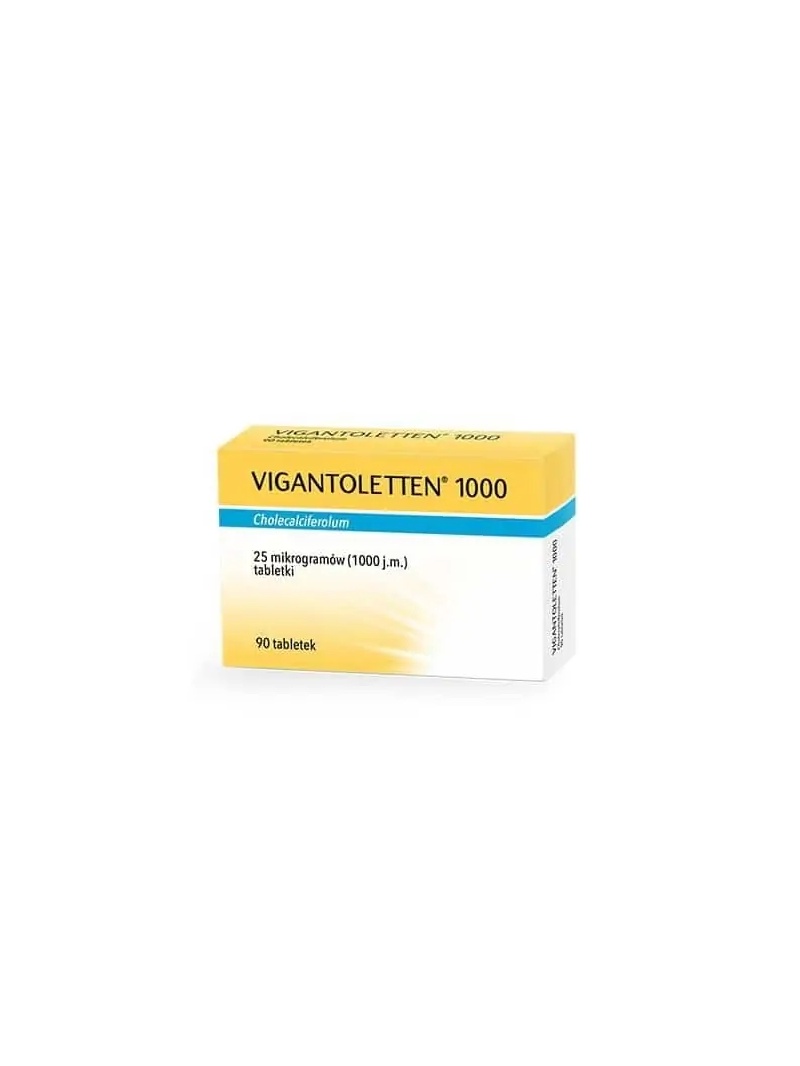 VIGANTOLETTEN 1000 (OTC vitamín D) 1000 IU 90 tabliet