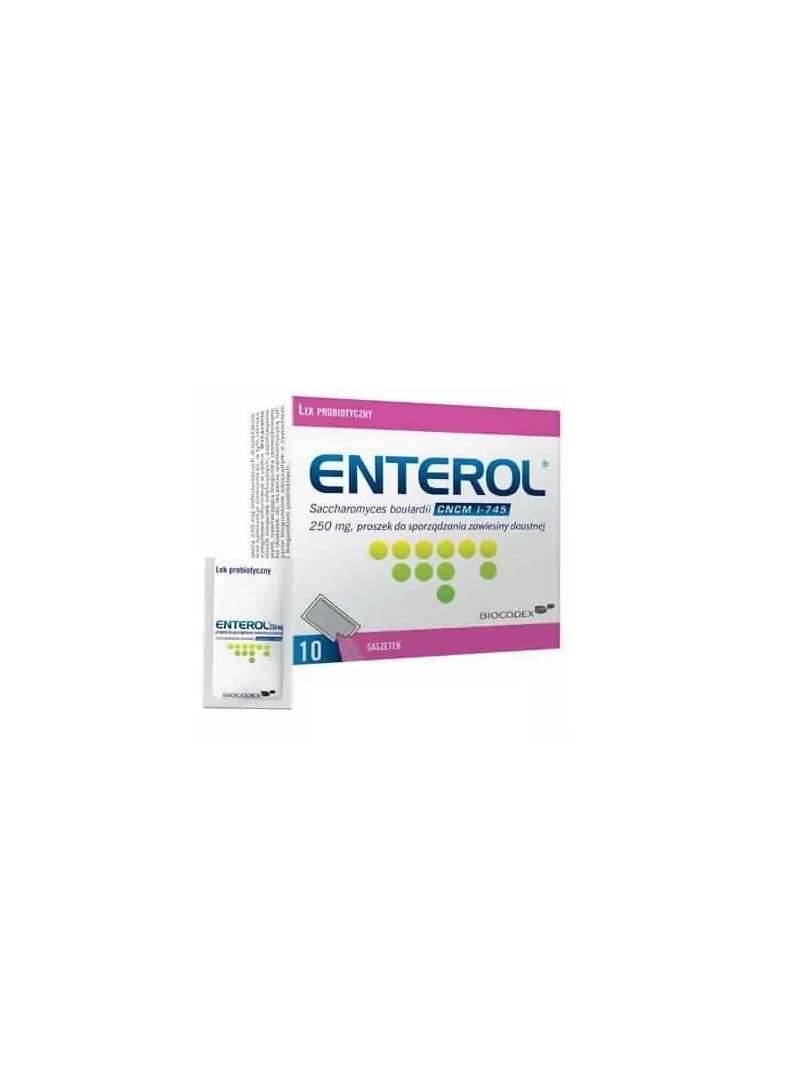 Enterol 250 mg (Probiotikum proti bolesti) 10 vrecúšok