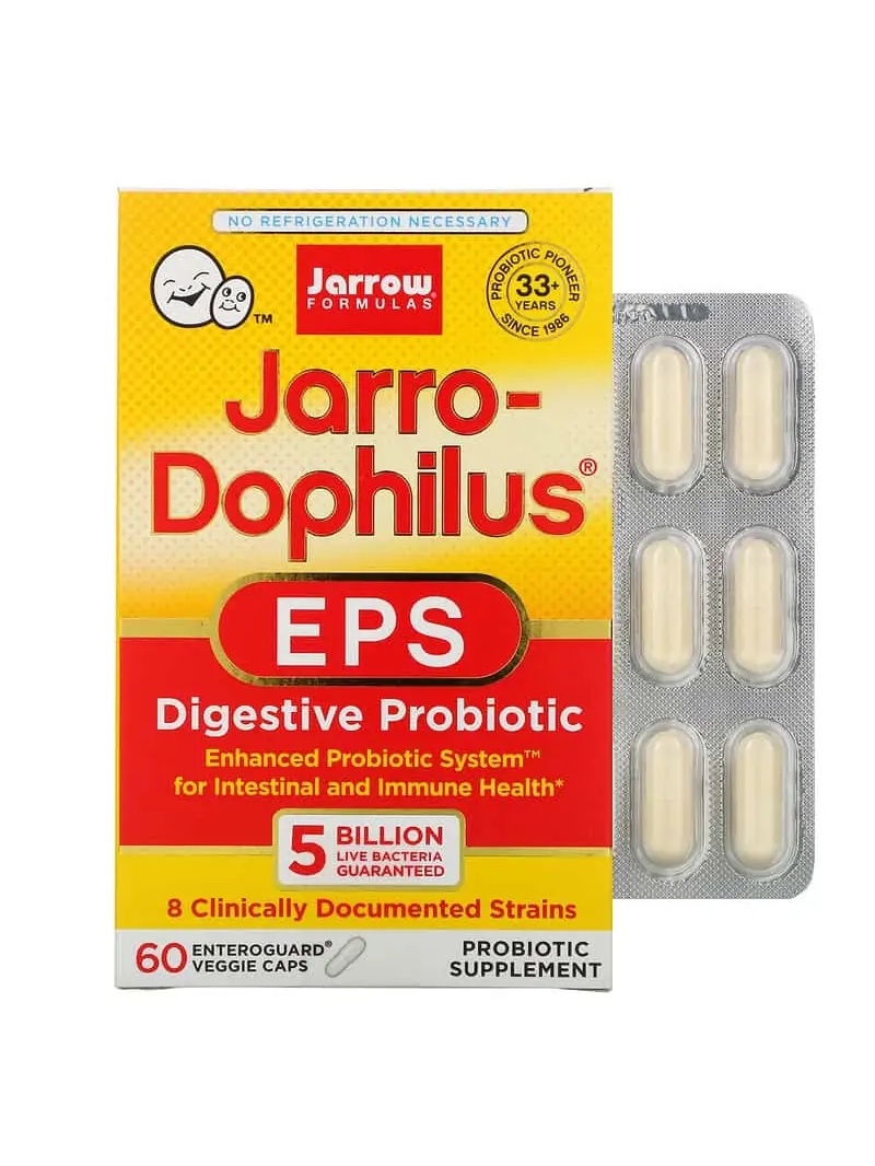 JARROW FORMULAS Jarro-Dophilus EPS 5 miliárd (črevná mikroflóra) 60 vegetariánskych kapsúl