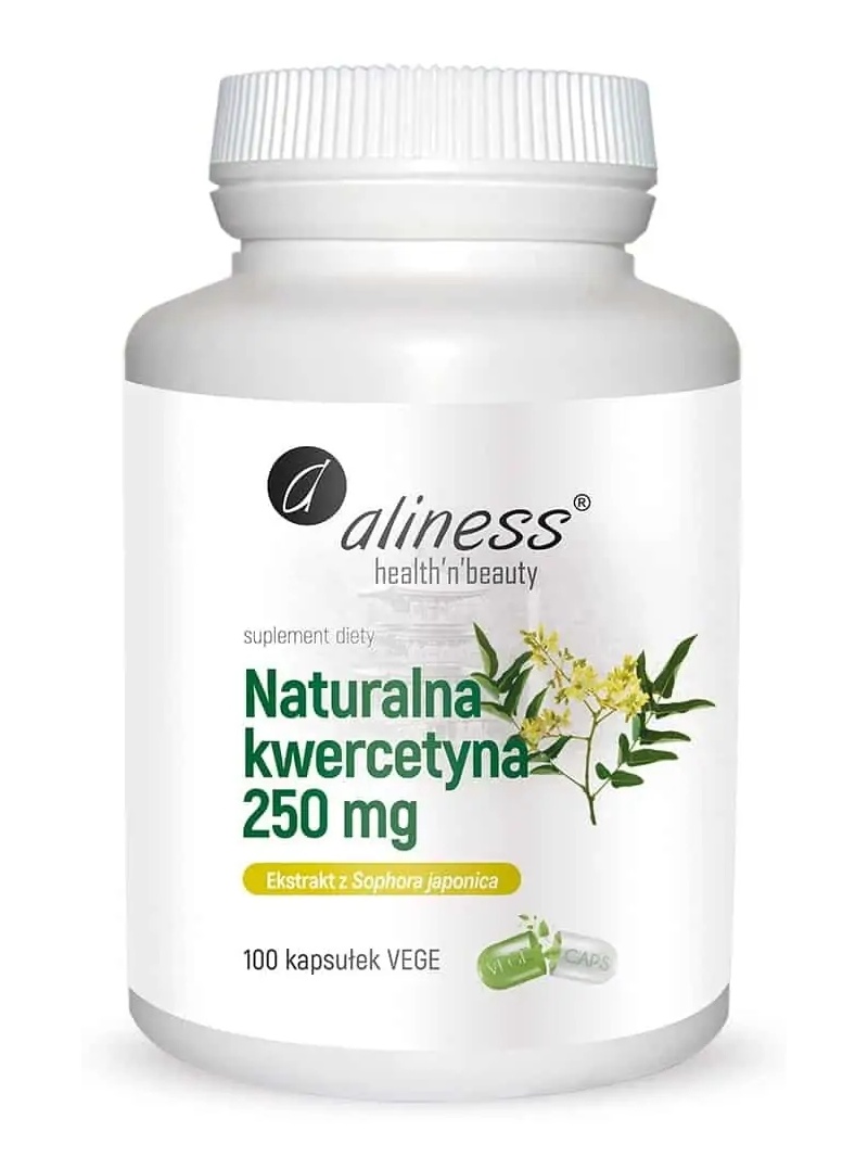 ALINES Natural Quercetin 250 mg 100 vegetariánskych kapsúl