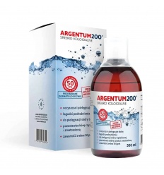 Argentum200 Koloidné striebro 50ppm (Strieborné tonikum) 500ml