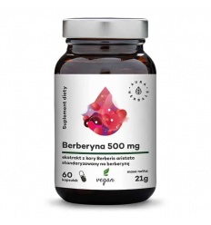 AURA HERBALS Berberine 500 mg (kontrola hladiny glukózy v krvi) 60 kapsúl