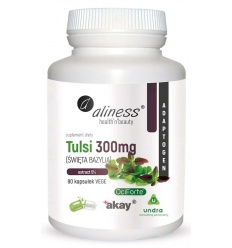 ALINES Tulsi Extract 5% 300mg (Bazalka svätá) 90 vegetariánskych kapsúl