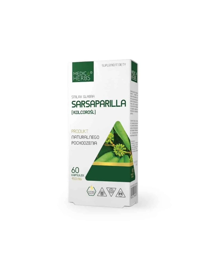 MEDICA HERBS Sarsaparilla 450 mg (Horwood) 60 kapsúl