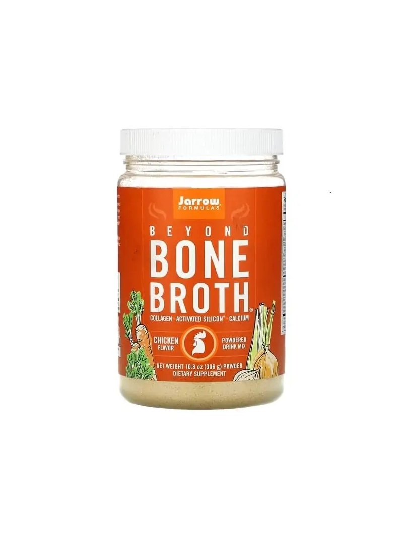 JARROW FORMULAS Beyond Bone Broth 306 g (kolagénové peptidy typu I a II) kuracia príchuť