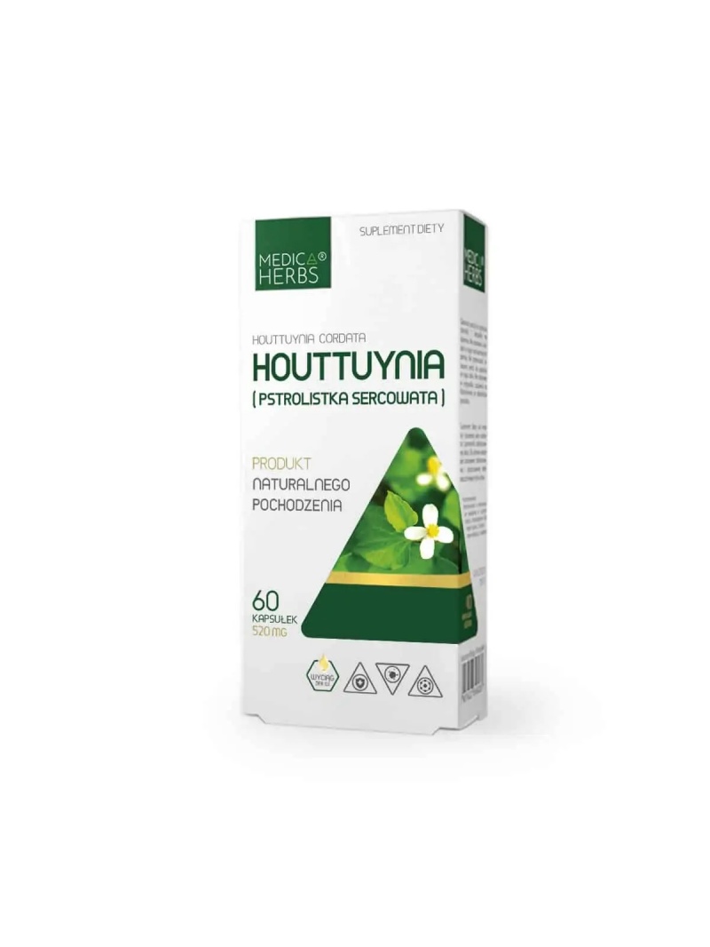 MEDICA BYLINKY Houttuynia (srdcovka) 60 kapsúl