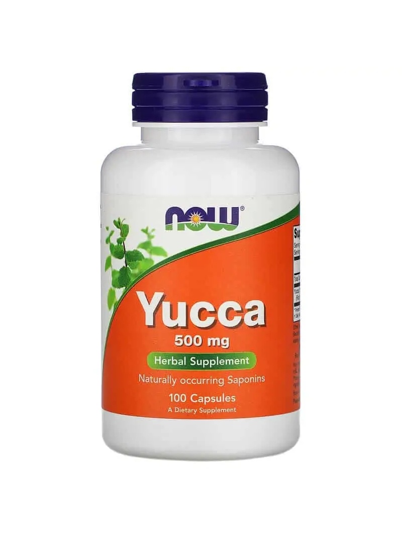 NOW FOODS Yucca 500 mg (zlepšovač pocitu) 100 kapsúl