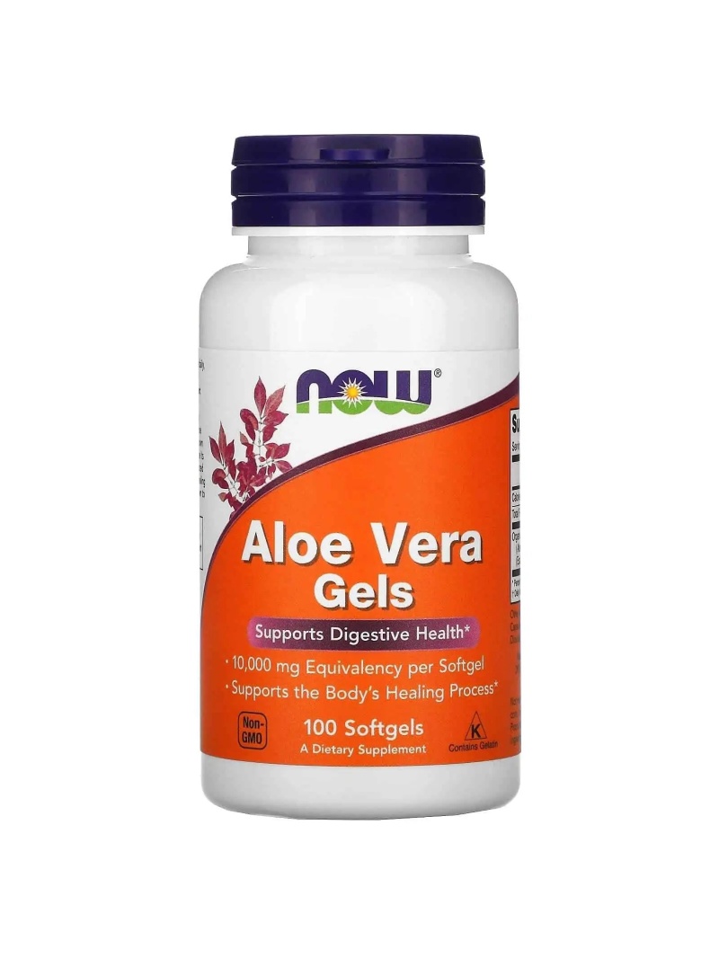 NOW FOODS Aloe Vera Gels (podpora tráviaceho systému) 100 mäkkých gél