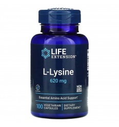 LIFE EXTENSION L-Lysine (L-Lysine) 100 vegetariánskych kapsúl