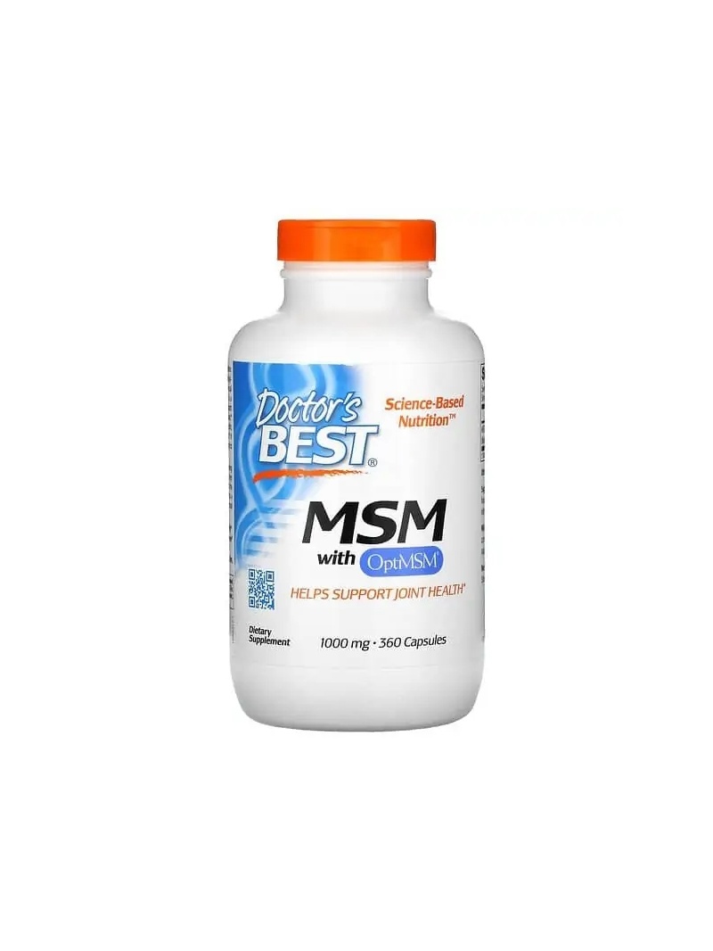 Najlepší MSM lekár OptiMSM 1000 mg (metylsulfonylmetán) 360 kapsúl