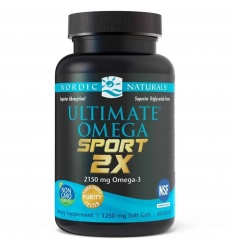 Nordic Naturals Ultimate Omega 2X Sport 2150 mg (Omega 3 NSF Certified for Sport) 60 citrónových toboliek