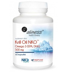 ALINES Krill Oil NKO Omega 3 EPA DHA (Krill Oil) 500 mg – 60 mäkkých kapsulí