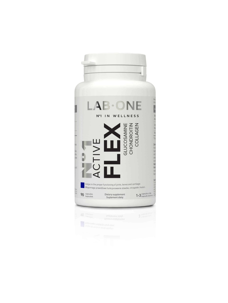 LAB ONE N°1 Active Flex (glukosamínový kolagén chondroitín) 90 kapsúl