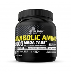 OLIMP Anabolic Amino 9000 Mega Tabs (Aminokyseliny + Proteín) 300 tabliet