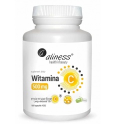 ALINESS Vitamín C 500 mg (12 hodín s dlhým uvoľňovaním) 100 vegetariánskych kapsúl