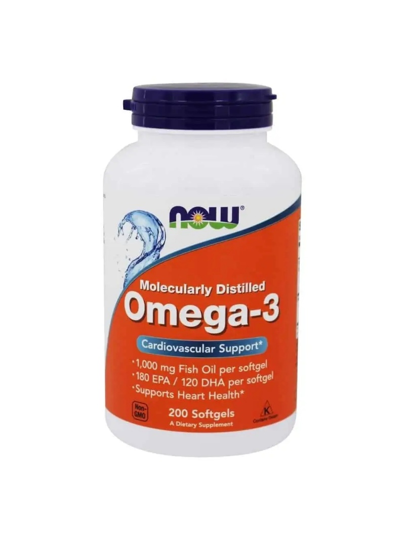 NOW FOODS Omega-3 (OMEGA-3, EPA, DHA) 200 toboliek