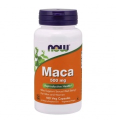 NOW FOODS Maca 500 mg (energia a vitalita) 100 vegetariánskych kapsúl