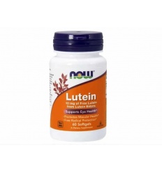 NOW FOODS Luteín 10 mg (luteín, zdravie očí) 60 kapsúl