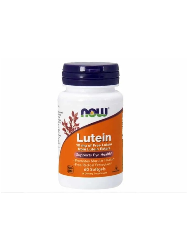 NOW FOODS Luteín 10 mg (luteín, zdravie očí) 60 kapsúl