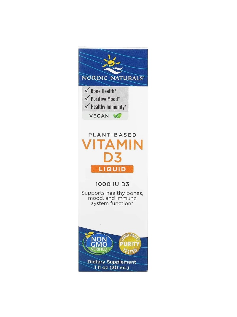 NORDIC NATURALS Vitamín D3 Vegan 1000 IU (vitamín D3) 30 ml