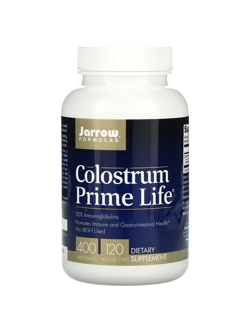 JARROW FORMULAS Colostrum Prime Life 500 mg (hovadzie colostrum, hovadzie colostrum) 120 kapsúl